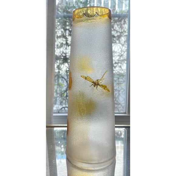 Baccarat Cyclamen Vase Art Nouveau - Gorgeous! - Picture 3 of 5